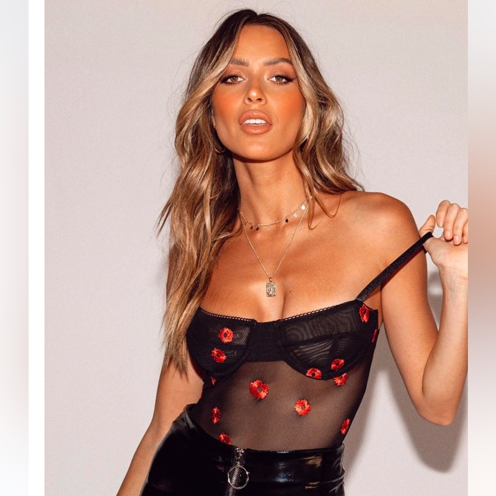 princess polly mesh bodysuit